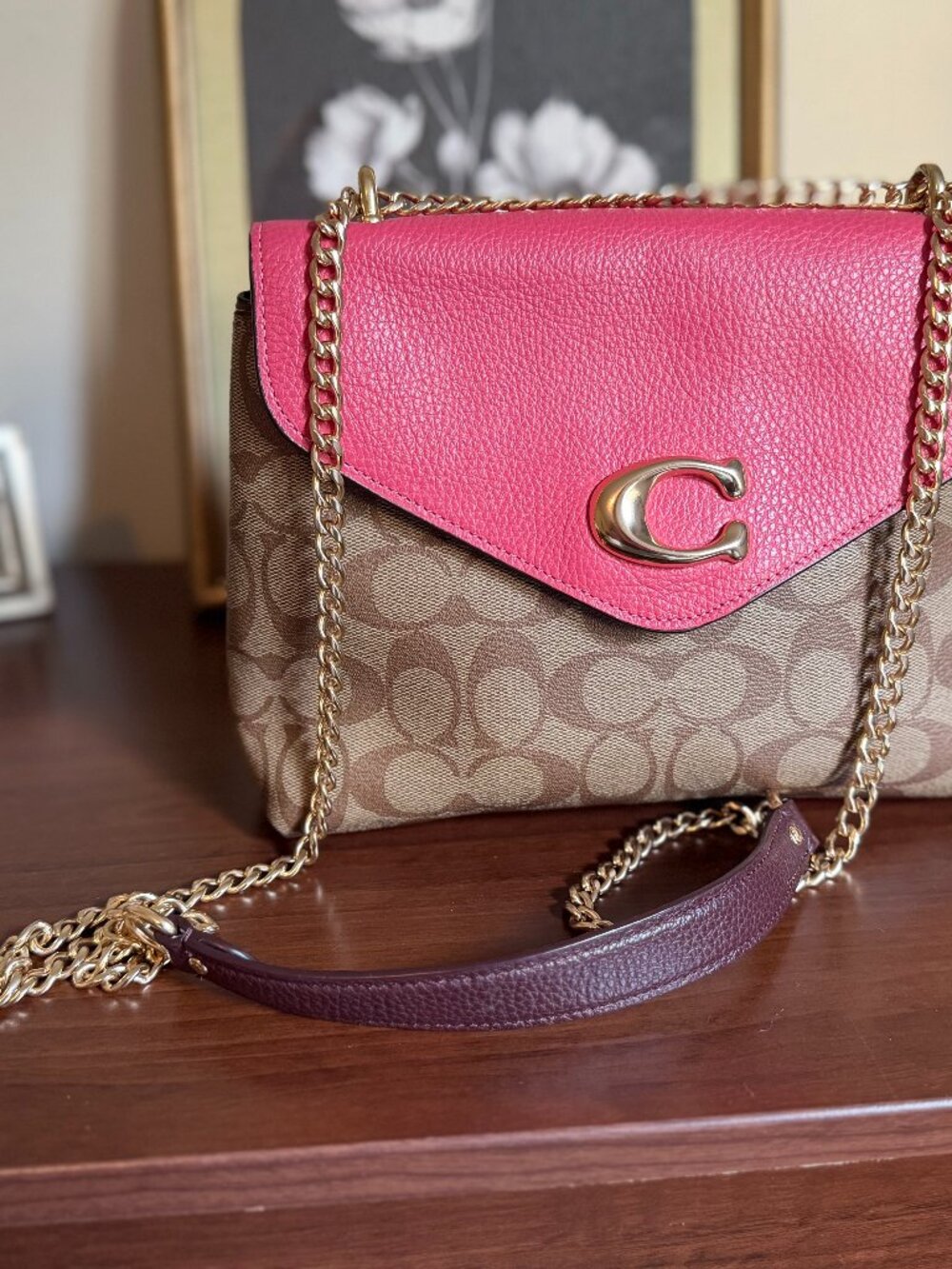 Coach Tammie Gold Chain Bag